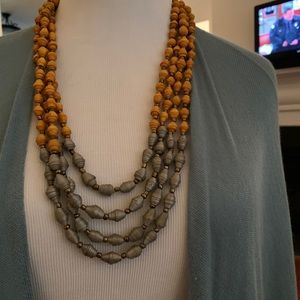 Unique layered necklace